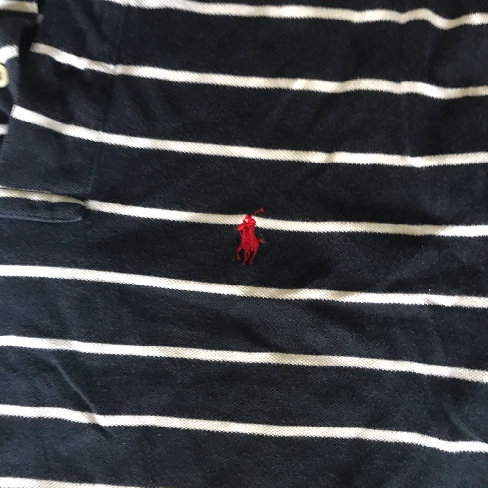 Bundle of Ralph Lauren,Chaps striped shirt sleeve pique polo large, cl - Picture 6 of 8